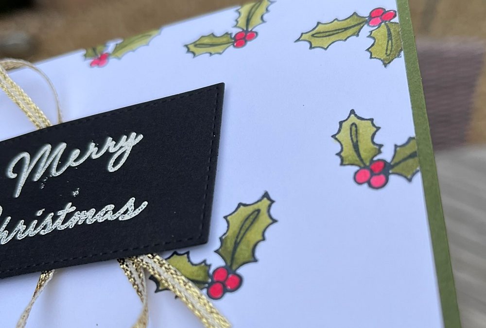 Quick and simple Christmas card idea