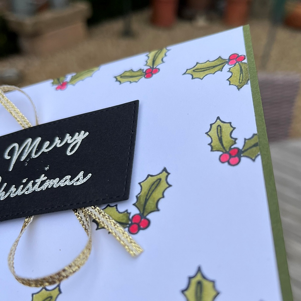 Quick and simple Christmas card idea