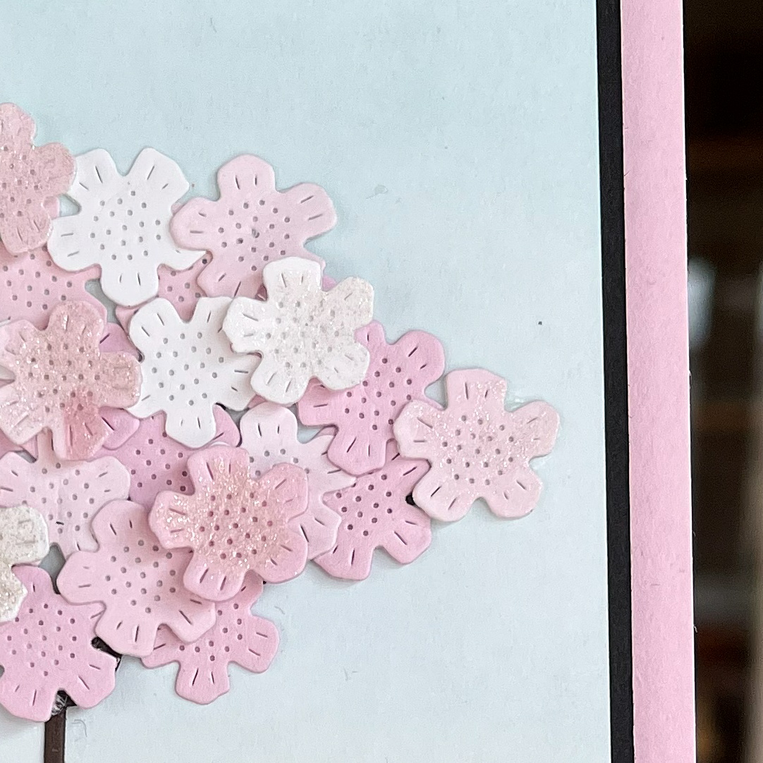 How to make your own cherry blossom Spring themed card