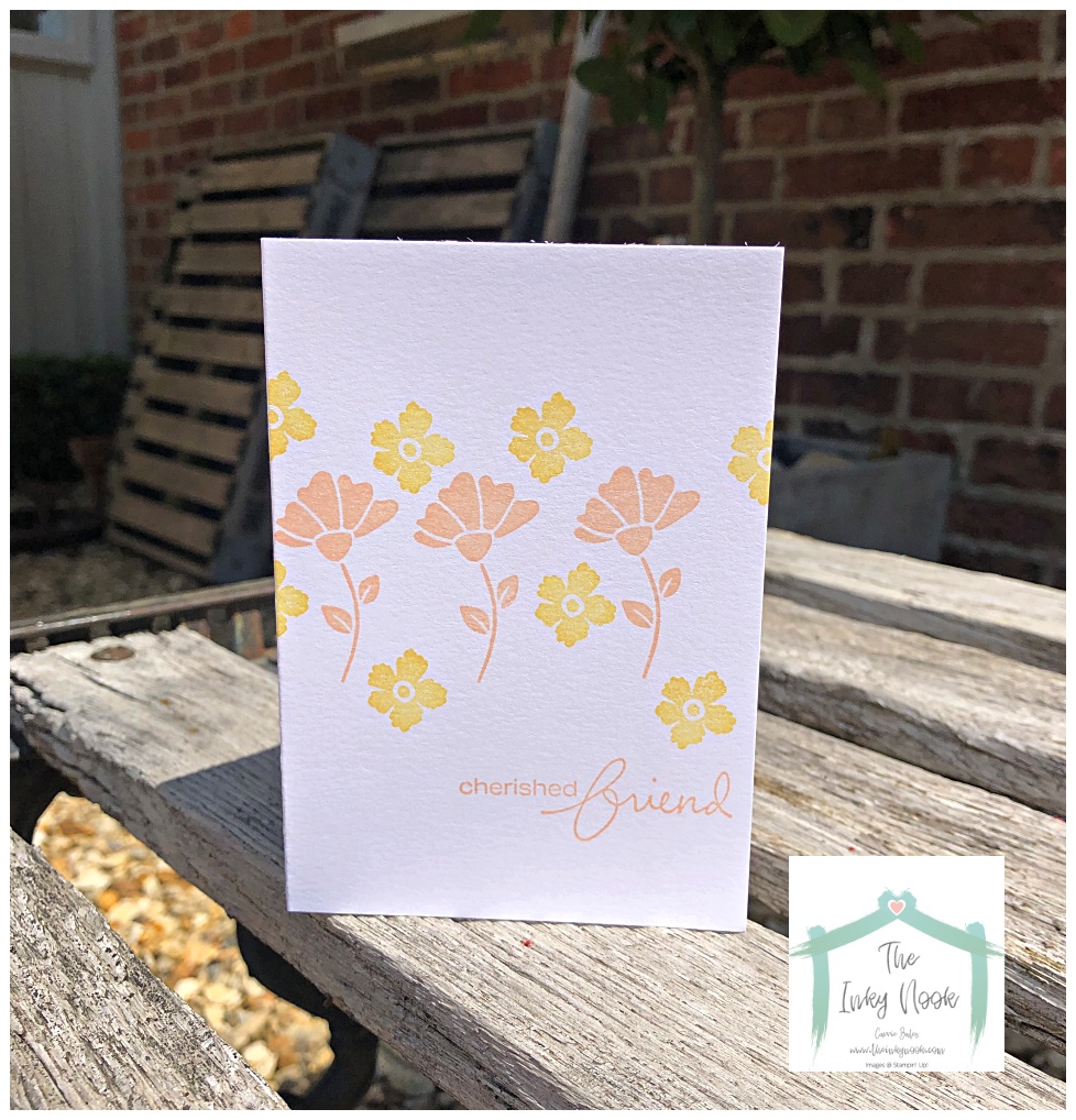 Simple stamping with Carrie Bates at The Inky Nook, independent Stampin' Up! UK demonstrator