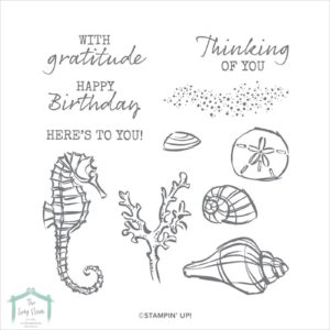 Seaside Notions stamp set for summer themed crafting from Carrie Bates at The Inky Nook, independent Stampin' Up! UK demonstrator