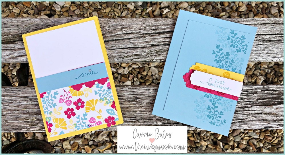 Sharing inspiration for the Lovely You bundle to make cards for your friends