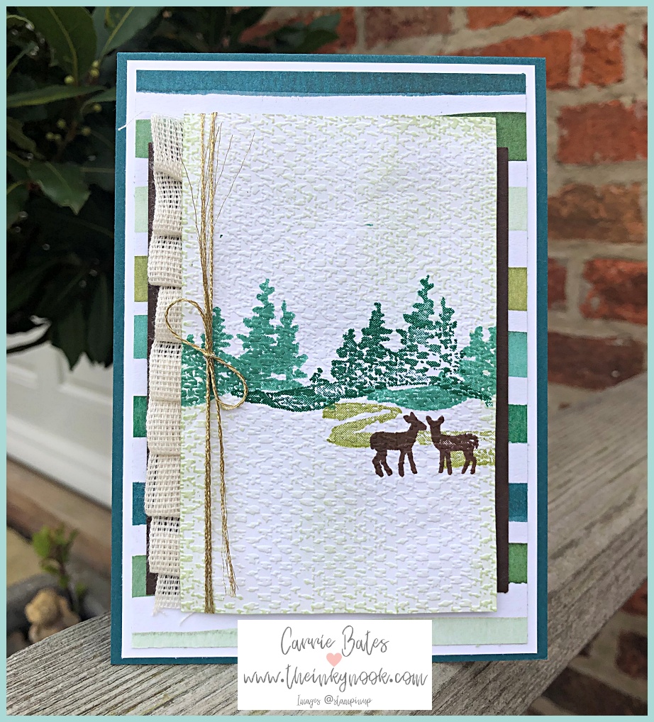 Forever Greenery fun DSP ideas with Carrie at The Inky Nook. 