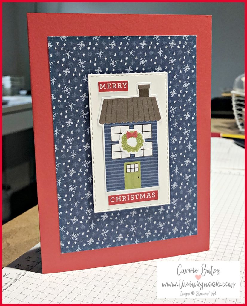 Trimming the town inspired cards by Carrie Bates at The Inky Nook, independent Stampin' Up! UK demonstrator