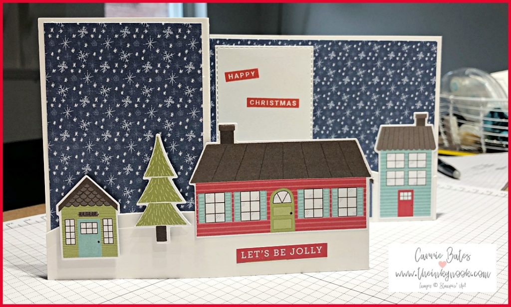 Trimming the town inspired cards by Carrie Bates at The Inky Nook, independent Stampin' Up! UK demonstrator
