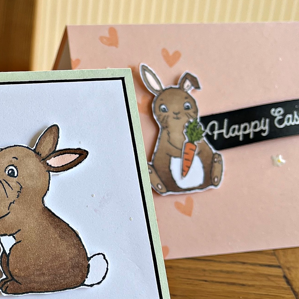 Two simple Easter cards for you to make