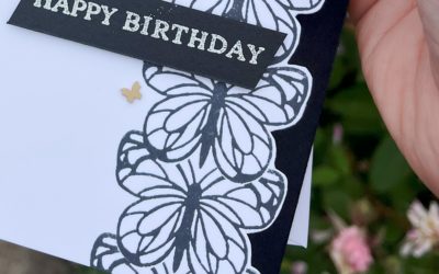 Making a simple monochrome birthday card