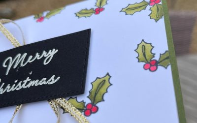 Quick and simple Christmas card idea
