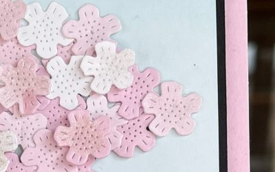 How to make your own cherry blossom Spring themed card